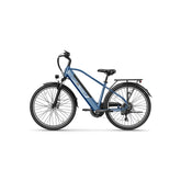 Electric Bike JASION EB5 Roamer - Motor 500W  Battery 48V10AH 26 Inch Mechanical disc brake - Blue
